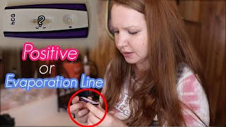 HOW TO TELL A POSITIVE PREGNANCY TEST (BFP) FROM AN EVAPORATION LINE (FALSE POSITIVE)! ACCURATE!?