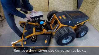 RAYMO MOWER DECK MOUNTING  DISMOUNTING