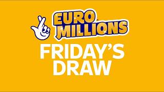 The National Lottery EuroMillions draw results from Friday 22 May 2026