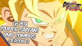 [OUTDATED] DBFZ 1.24 Goku (Super Saiyan) BnB / Advanced Combos | DRAGON BALL FighterZ