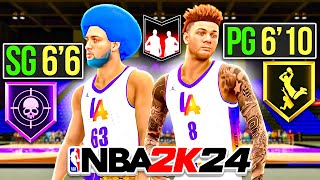 OUR NEW UNGUARDABLE BUILD DUO IN NBA 2K24 PRO AM!