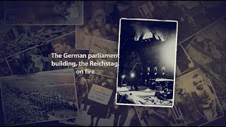 The Reichstag on fire