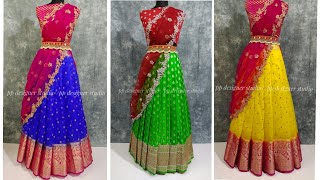 #langavoni latest traditional half sarees#shortvideo#latestpattulangavonicollection pattu pavada