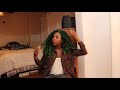 jerome russell b wild temporary hair color spray green on locs