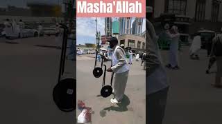 a bro gifted prayer chairs #mecca #love #explore #hajj #travel #hajjlive #madinahlive #africa #duet