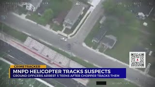 MNPD helicopter helps track down suspects