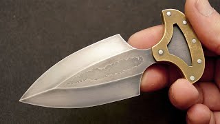 Knife Making - Brass Push Dagger
