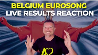 Belgium Eurovision 2025 - Eurosong Live Result Reaction - Red Sebastian Wins!