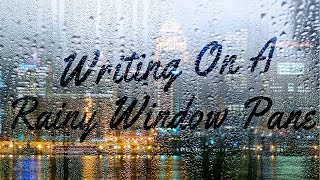 Photoshop Tutorial: How To Create Rainy Window Text Effect By Using Overlay