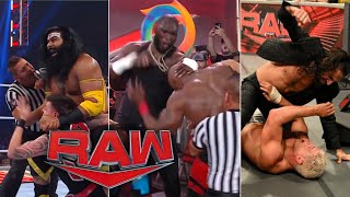 Veer mahaan vs mysterio's!! | Bobby lashley Destroy Omos & MVP? | Rollins Attack! | RAW Highlights