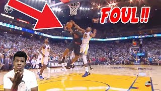 LEBRON JAMES WAS FOULED 3 TIMES BY KEVIN DURANT !!! REFS MISSED ALL 3 CALLS ! CAVALIERS VS WARRIORS