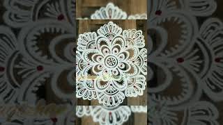 புதன்கிழமை  வீடு வாசலில் போடும் அழகானா கோலங்கல்#subscribe #short #comment #kolamwithdots #kolam