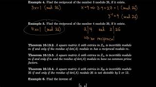 Linear Algebra 10.13 Cryptography
