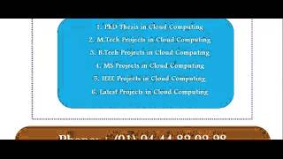 CLOUDSIM PROJECTS IN VIENNA
