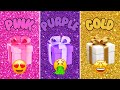 Choose Your Gift 🎁💝🤩🤮Pink, Purple or Gold Edition