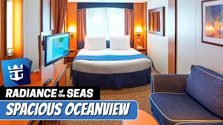 Radiance of the Seas | Spacious Oceanview Stateroom Tour \u0026 Review 4K | Royal Caribbean Cruise Line