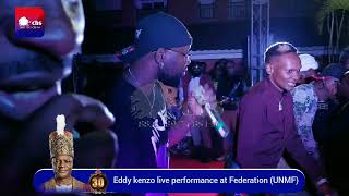 Enddulu: Federation ekutte omuliro Eddy Kenzo performs for his fellow artist at jam session