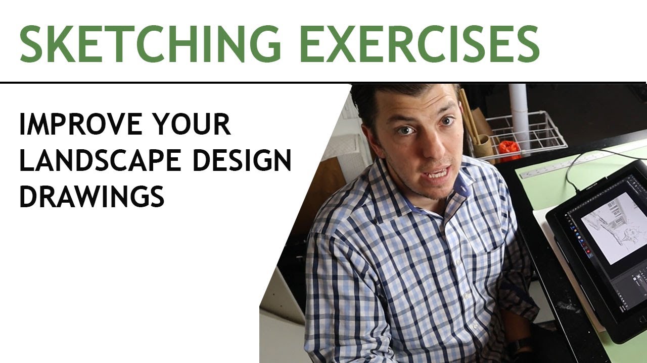 Exercises To Improve Your Landscape Design Sketches - YouTube