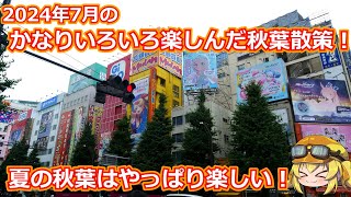 【アキバ散策】前編：今回はかなり自由時間が長かったのでいつもよりもじっくり楽しんだ2024年7月の秋葉原散策動画！普段いかないお店も見て回りました！【ジャンク】