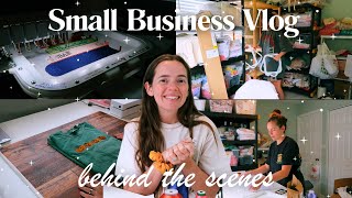 SMALL BUSINESS WEEK IN THE LIFE | Multi-Needle Embroidery | Office Organization | Studio Vlog #101