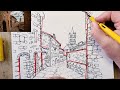 how to start fountain pen urban sketching easy step by step for beginners