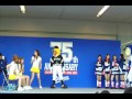 【2011.11.15】日本シリーズ第3戦 d stageマスコット u0026チア ジェスチャー対決！