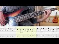 The Beatles - Here comes the Sun BASS COVER + TABS + SCORE