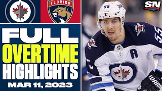 Winnipeg Jets at Florida Panthers | FULL Overtime Highlights - March 11, 2023