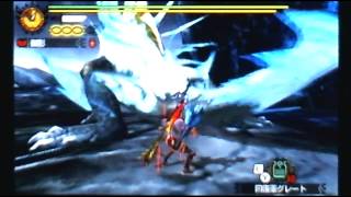 【MH4】ザボアザギルの狩猟依頼　操虫棍ソロ【3DS】