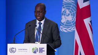 COP26 Ministerial Dialogue on Adaptation Action - Abdou Karim Sall (Senegal)