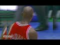 Michael Jordan Practicing Jumpshots during the Game (1995.04.05)