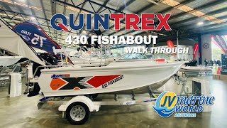 Quintrex 430 Fishabout - Walk Through