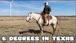 Day In The Life of a Texas Rancher in Freezing Temperatures.