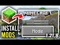 How To Install Mods In Minecraft 1.21.8 - Step By Step