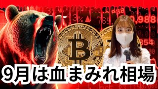 ビットコイン9月大暴落確定？！仮想通貨の嵐が来る！！！今知っておくべき戦略。。。