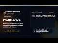 Callbacks Explained | FullStack Masterclass JavaScript Course