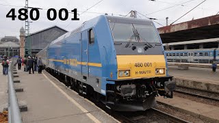 MÁV-TRAKCIÓ 480 001 “TRAXX” - első napja a Dália InterCity-vel