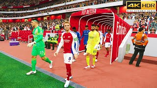 PES 2025 | Arsenal vs Aston Villa | REALISTIC PREMIER LEAGUE AI PREDICTION @ 4K 60FPS HDR