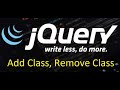Add class and remove class in JQuery | Apply required style on any element with button click