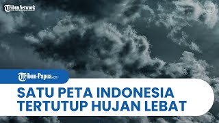 Wajib Waspada, BMKG Sebut 1 Januari 2023, Satu Peta Indonesia Tertutup Hujan Lebat Ekstrem