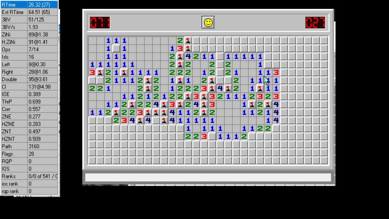 Minesweeper Expert 72.33 Secs - YouTube