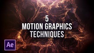 5 Quick Motion Graphics Animation Techniques in After Effects