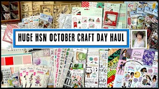 HUGE HSN OCTOBER CRAFT DAY HAUL