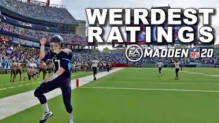 Madden '20 WEIRDEST Ratings: Who Has The Strangest Stats?