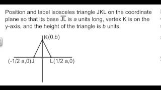 Geometry 4-8 Triangles and Coordinate Proof