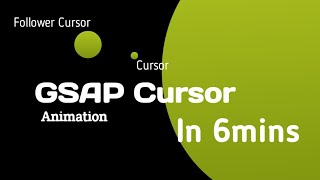 Custom cursor using Gsap Javascript Animation Library | Nextjs