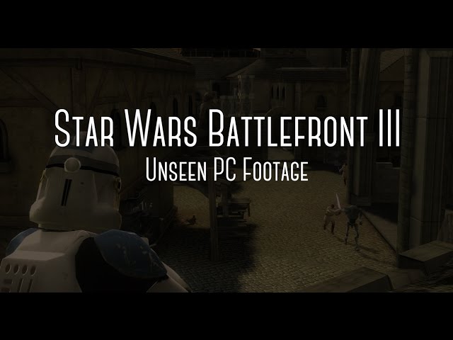 Videos From Star Wars Battlefront 3 Trailers Gameplay