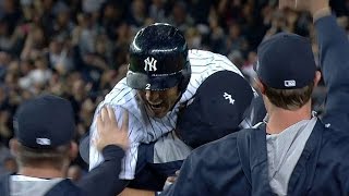 Derek Jeter gets walk-off hit in final home game