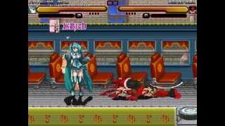 TK's Random Mugen Battle #1752 - Hatsune Miku VS Deadpool