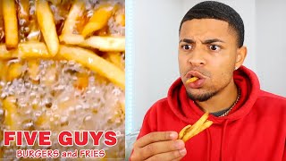 How FIVE GUYS FRIES Are ACTUALLY Made REACTION While Eating Five Guys Fries!